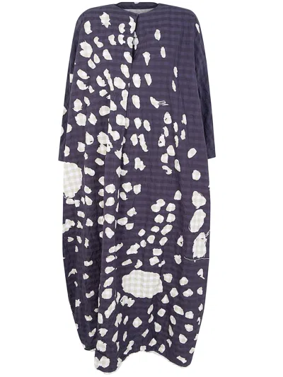 Daniela Gregis Check-print Patterned Dress In Brown