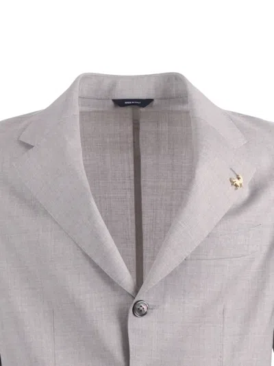 Tombolini Zero Gravity Lambswool Suit In Gray