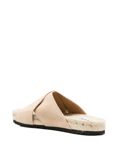 Manebi Crossover-strap Espadrilles In Neutral