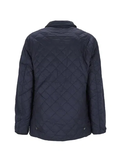 Husky Quilted Jacket In Blue