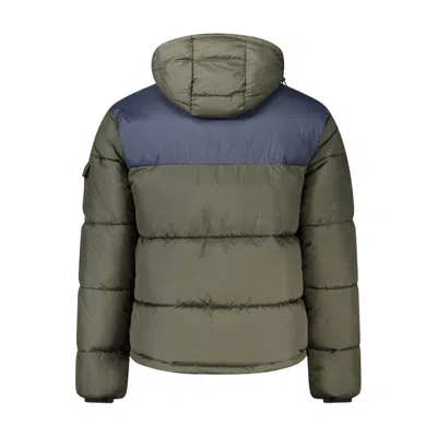North Sails Green Polyester Men Jacket In Green