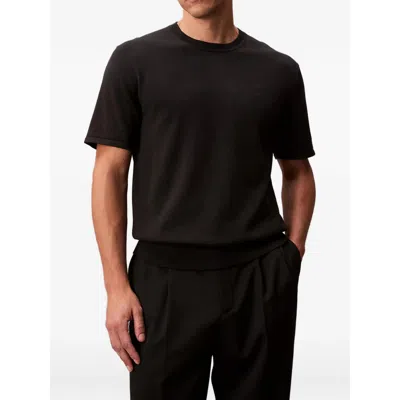 Calvin Klein Pima Cotton T-shirt In Black