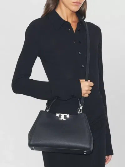 Tory Burch Eleanor Pebbled Leather Satchel Shoulder Bag