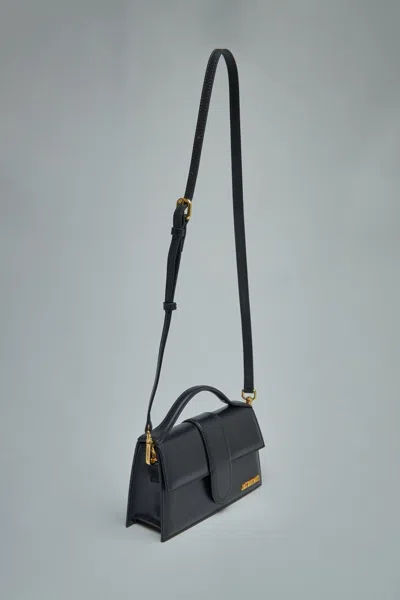 Jacquemus Le Bambino Black Handbag With Removable Shoulder Strap In Leather Woman
