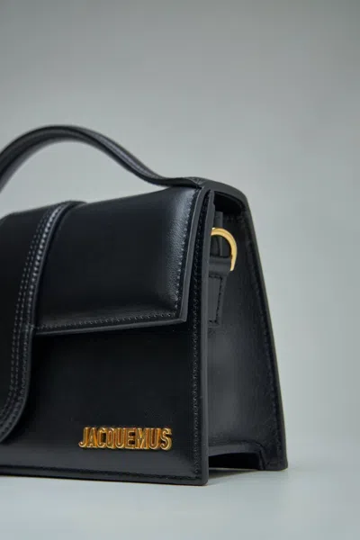 Jacquemus Le Bambino Black Handbag With Removable Shoulder Strap In Leather Woman
