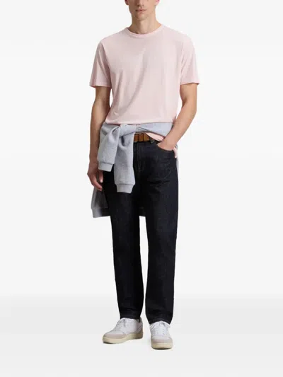 Woolrich Flamed Cotton T Shirt In Pink