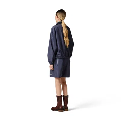 Miu Miu Technical Fabric Bermudas In Blue