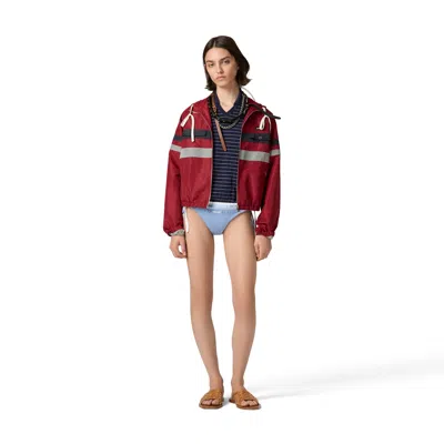 Miu Miu Technical Fabric Blouson Jacket In Multi