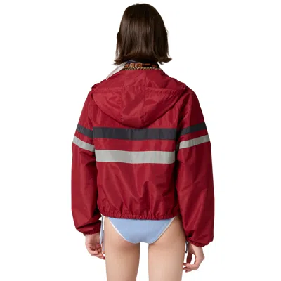 Miu Miu Technical Fabric Blouson Jacket In Multi