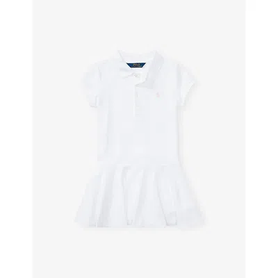 Polo Ralph Lauren Short-sleeve Polo Dress In White