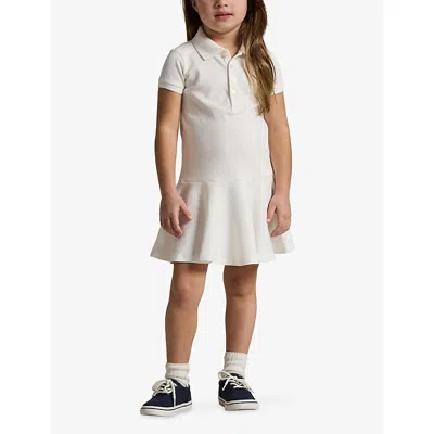 Polo Ralph Lauren Short-sleeve Polo Dress In White