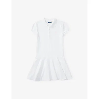 Polo Ralph Lauren Short-sleeve Polo Dress In White