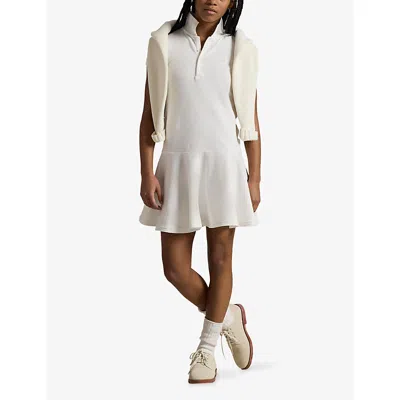 Polo Ralph Lauren Short-sleeve Polo Dress In White