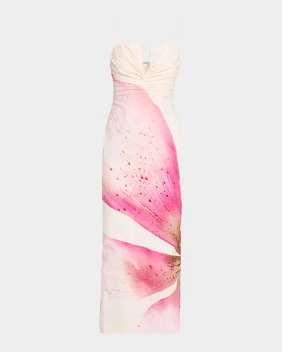 Significant Other Quentin Maxi Dress Petal Garden In White