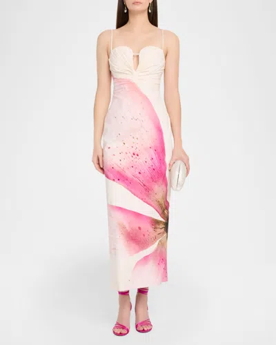 Significant Other Quentin Maxi Dress Petal Garden In White