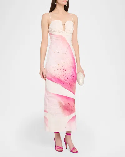 Significant Other Quentin Maxi Dress Petal Garden In White
