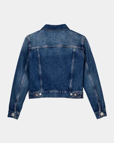 Marc Jacobs Shrunken Denim Jacket In Blue
