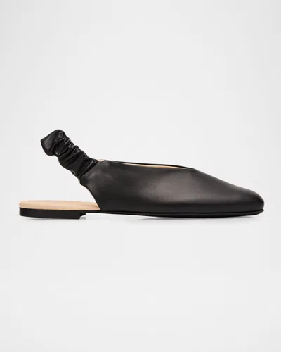 La Canadienne Glenn Leather Slingback Flats In Multi
