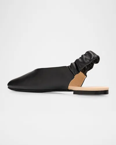 La Canadienne Glenn Leather Slingback Flats In Multi