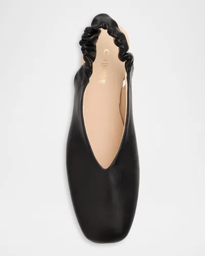 La Canadienne Glenn Leather Slingback Flats In Multi