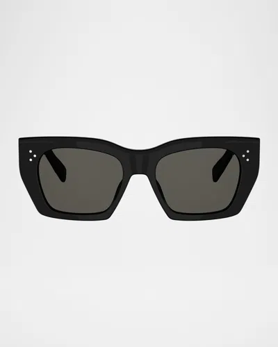 Celine Cl4004in Cat-eye-frame Sunglasses In Black