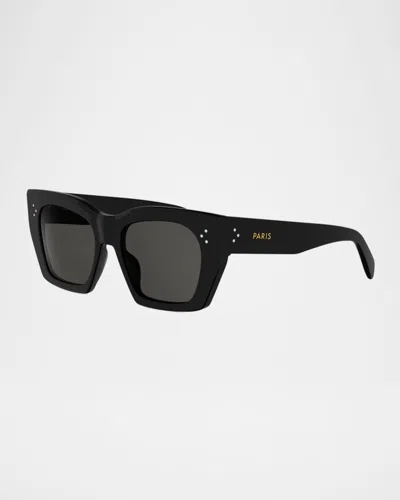 Celine Cl4004in Cat-eye-frame Sunglasses In Black
