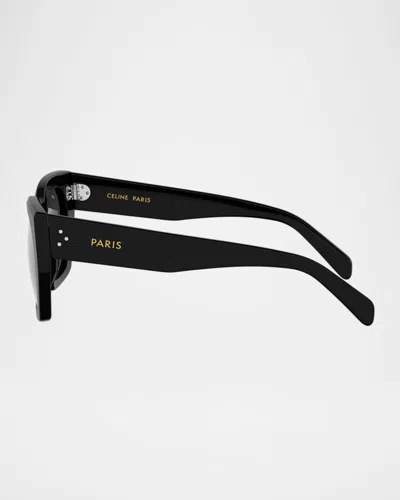 Celine Cl4004in Cat-eye-frame Sunglasses In Black
