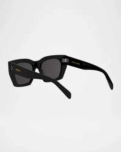 Celine Cl4004in Cat-eye-frame Sunglasses In Black