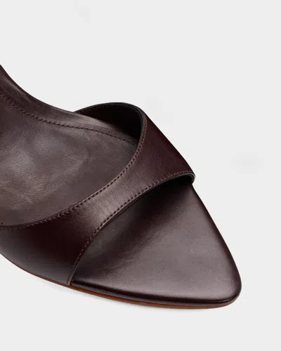Schutz 75mm Elodie Leather Mules In Multi