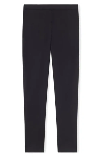 Lk Bennett Evan Crop Crepe Pants In Black