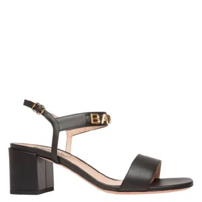 Bally Spell Heeled Leather Sandals In Multi