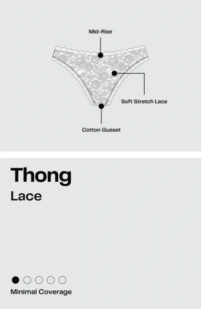 Nordstrom Rack Assorted 5-pack Lace Thongs In Multi