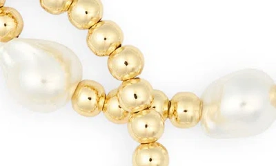 Leith 3-pack Assorted Stretch Bracelets In Gold