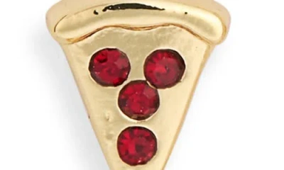 Leith 6-pack Pizza Assorted Earrings Set In Gold