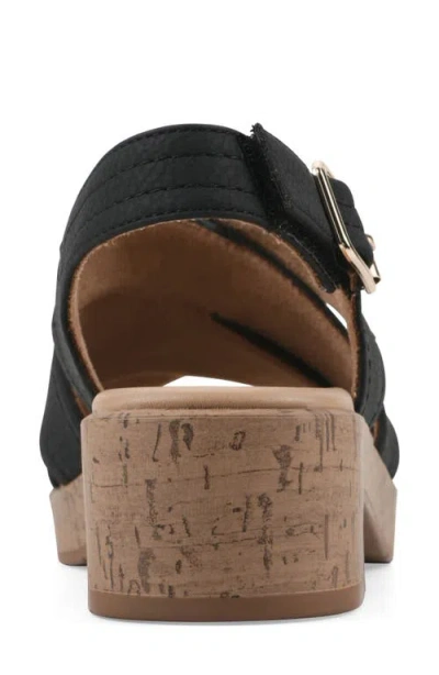 Cliffs By White Mountain Finlee Block Heel Sandal In Multi
