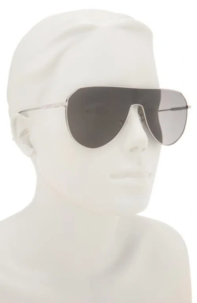 Diff Dash 134mm Shield Sunglasses In Gray