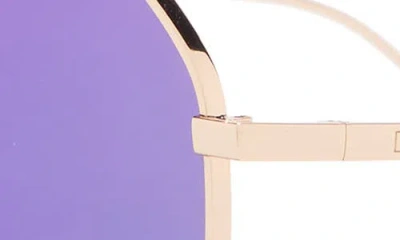Diff Dash 134mm Shield Sunglasses In Blue