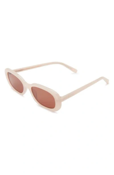 Diff Cove Oval Sunglasses In Neutral