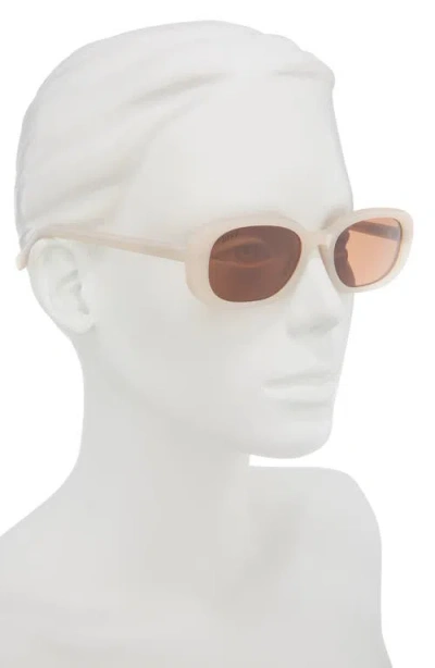 Diff Cove Oval Sunglasses In Neutral