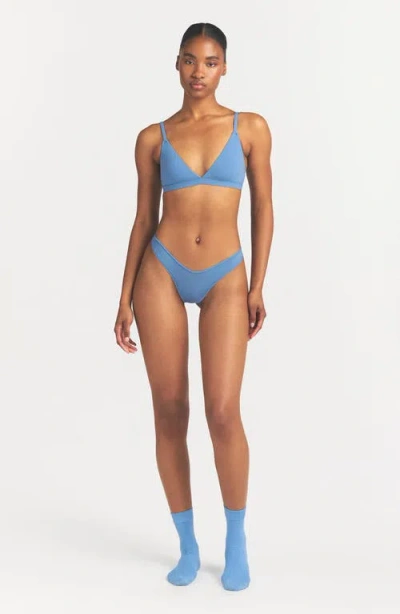 Skims Fits Everybody Triangle Bralette In Artic