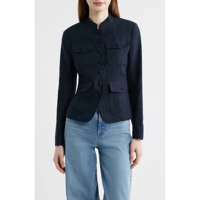 Rag & Bone Mercer Linen Blazer In Nude