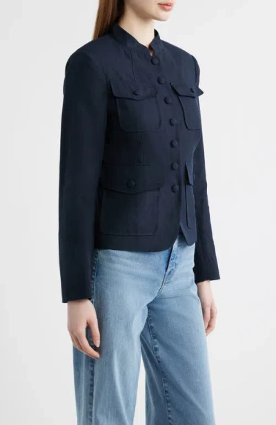 Rag & Bone Mercer Linen Blazer In Nude
