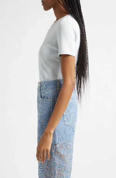 Veronica Beard Pruitt Stretch Cotton T-shirt In Multi