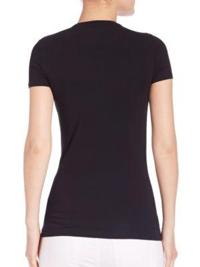 Shop Majestic Women's Soft Touch Short-sleeve Tee In Noir