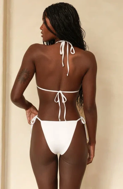 Dippin Daisys Bondi Cheeky Bikini Bottom In White
