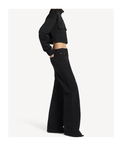 Balenciaga Cropped Technical Faille Track Jacket In Black