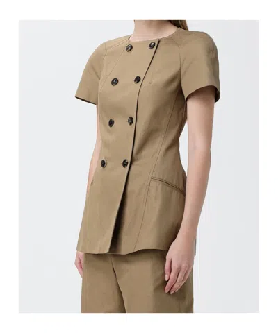 Dries Van Noten Button Jacket In Brown