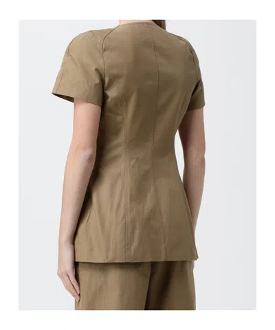 Dries Van Noten Button Jacket In Brown