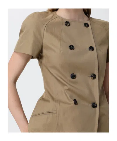 Dries Van Noten Button Jacket In Brown