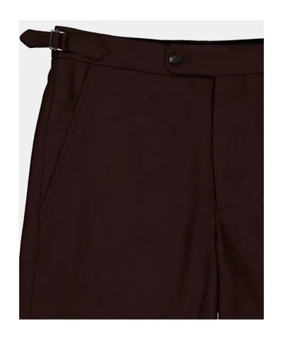 Bode Side-button Wool Casual Pants In Animal Print